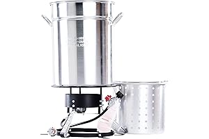 King Kooker, 5012A Boiling and Steaming Cooker Package for Oysters