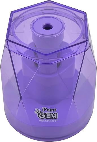 Miniatura 2 de Westcott iPoint GEM - Sacapuntas con batería, color morado (00576)