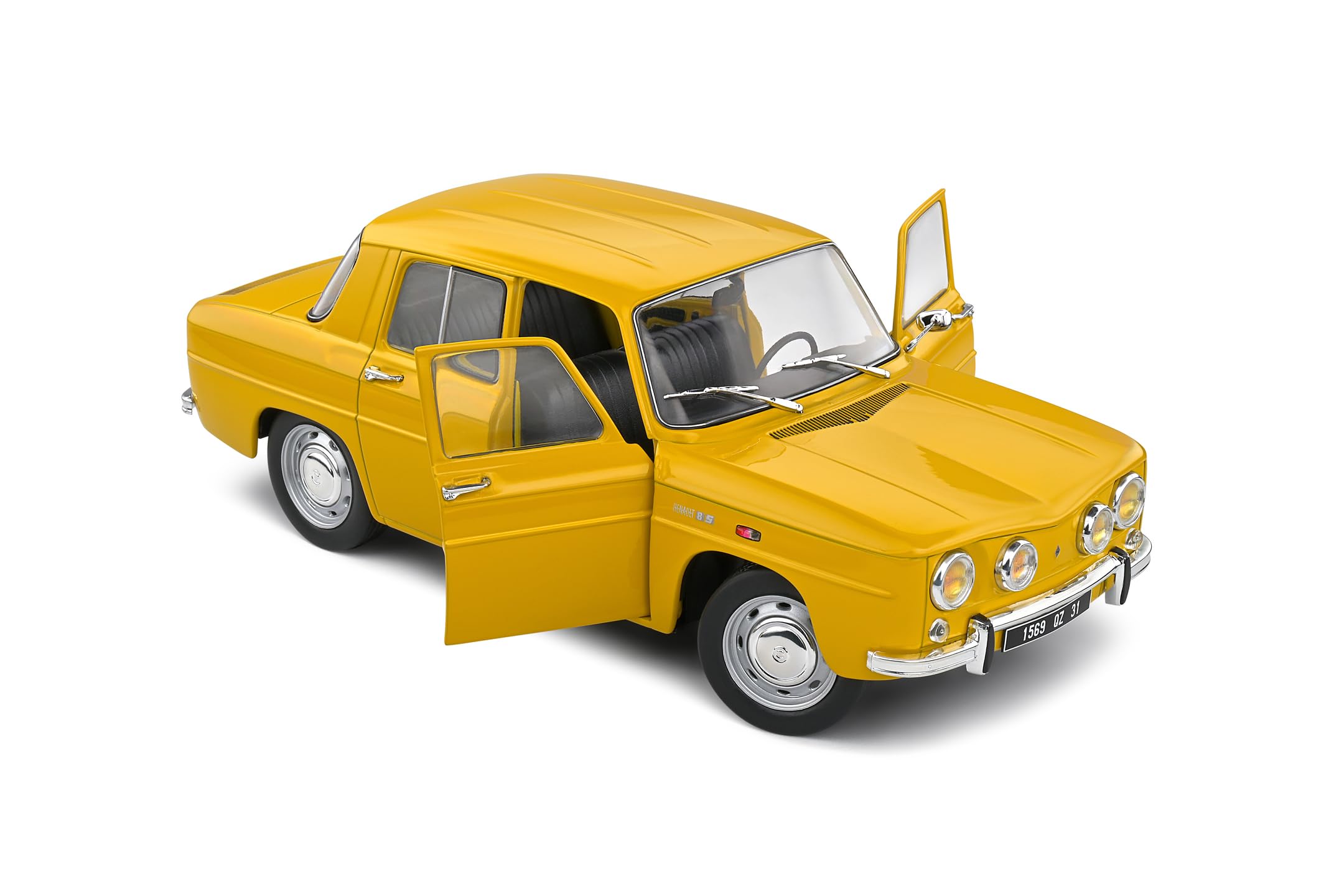 Solido Model Car Scale 1:18 Renault 8S Yellow : Amazon.in: Toys