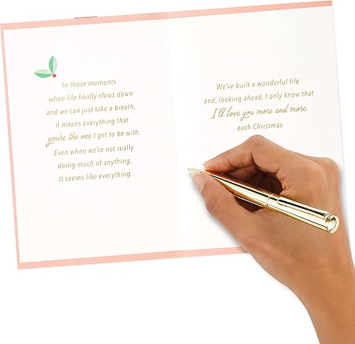 Miniatura 6 de HALLMARK Tarjeta romántica de Navidad (Todo lo que quiero para Navidad)