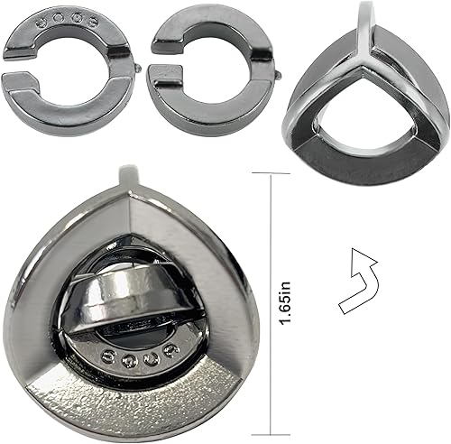 Miniatura 4 de Rompecabezas de metal para niños y adultos, rompecabezas de 3 piezas, desbloqueo, rompecabezas entrelazados, prueba de lógica de inteligencia