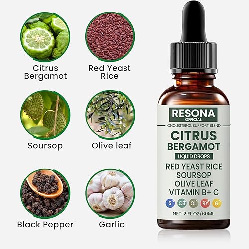 Miniatura 3 de Resona Official Limpiador de arroz de levadura roja, arroz de levadura roja de bergamota cítrica, mezcla de apoyo para el colesterol con bergamota