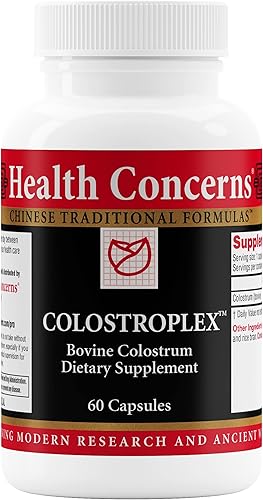 Health Concerns Colostroplex - Suplemento de apoyo del sistema inmunológico y limpieza intestinal - 60 cápsulas