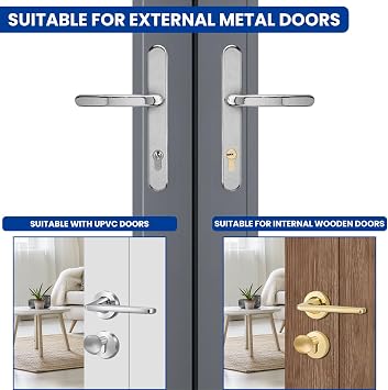 SEPOX® Keyed Alike Euro Cylinder 60mm 30/30 4 Double 3 Thumb Turn Cylinders | For UPVC, Keyed Alike Set, One Key Fits All&Most Applications, for Home, Apartment & Office Doors, Easy to Use, Nickel Finish