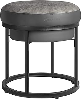 SONGMICS HOME Luiz Colección - Taburete Redonda