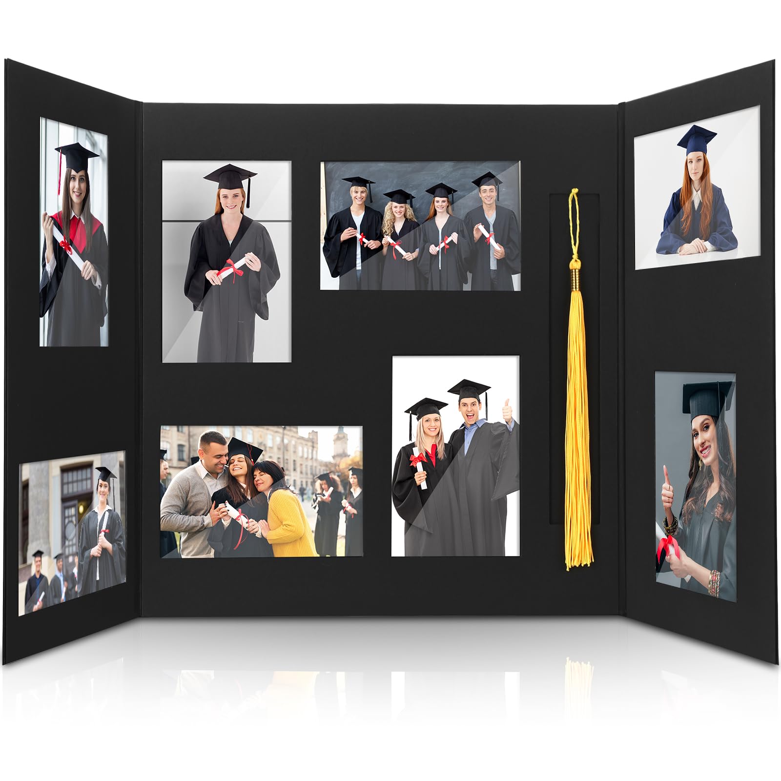 Kolldenn Graduation Senior Picture Frame with Tassel Holder, Multi