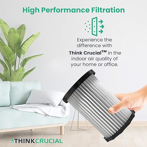 Miniatura 6 de Crucial Vacuum Filtros de vacío de repuesto compatibles con Dirt Devil Parte # 3-250435-001, 3250435001 y modelos M082500, M082505, M082550,