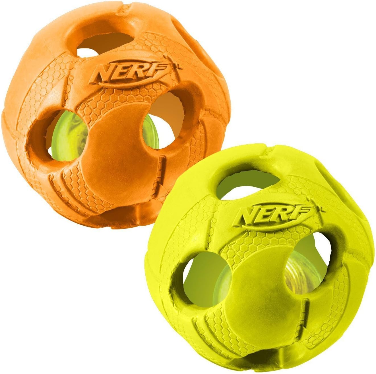 Amazon Nerf Dog Medium Led Bash Ball Light Up Green Orange Dog Toy 2 Pack 並行輸入品 Nerf Dog 噛むおもちゃ 通販
