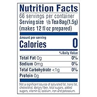 Vista 2 de Lipton Bolsas de té helado negro de tamaño familiar, té dulce del sur de 22 unidades (paquete de 6)