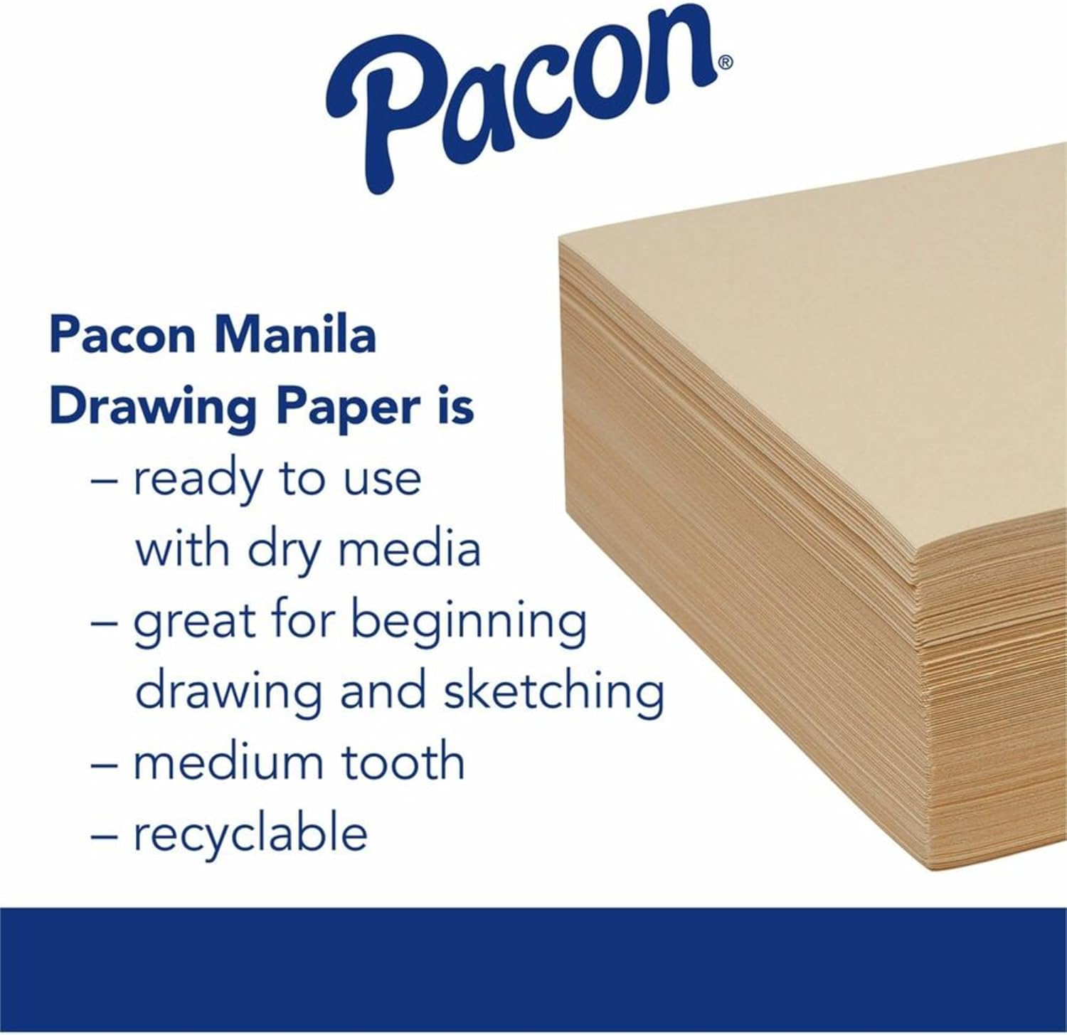 Pacon Medium Weight Manila Drawing Paper 12x18