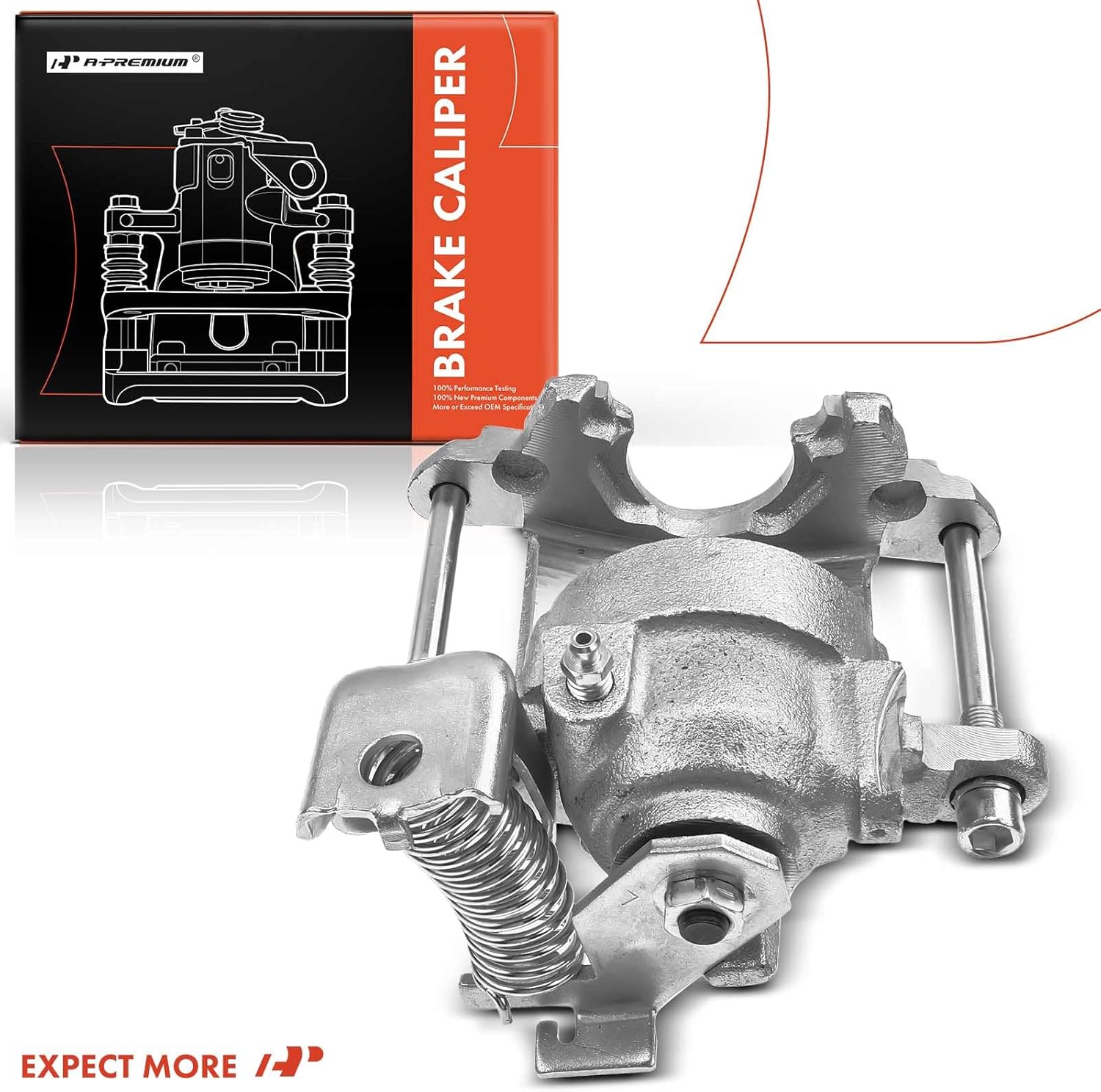 A-Premium Disc Brake Caliper Assembly Without Bracket Compatible with Select Cadillac, Buick and Oldsmobile Models - Riviera, Eldorado, Toronado 1979-1985, Seville 1980-1985 - Rear Left Driver Side