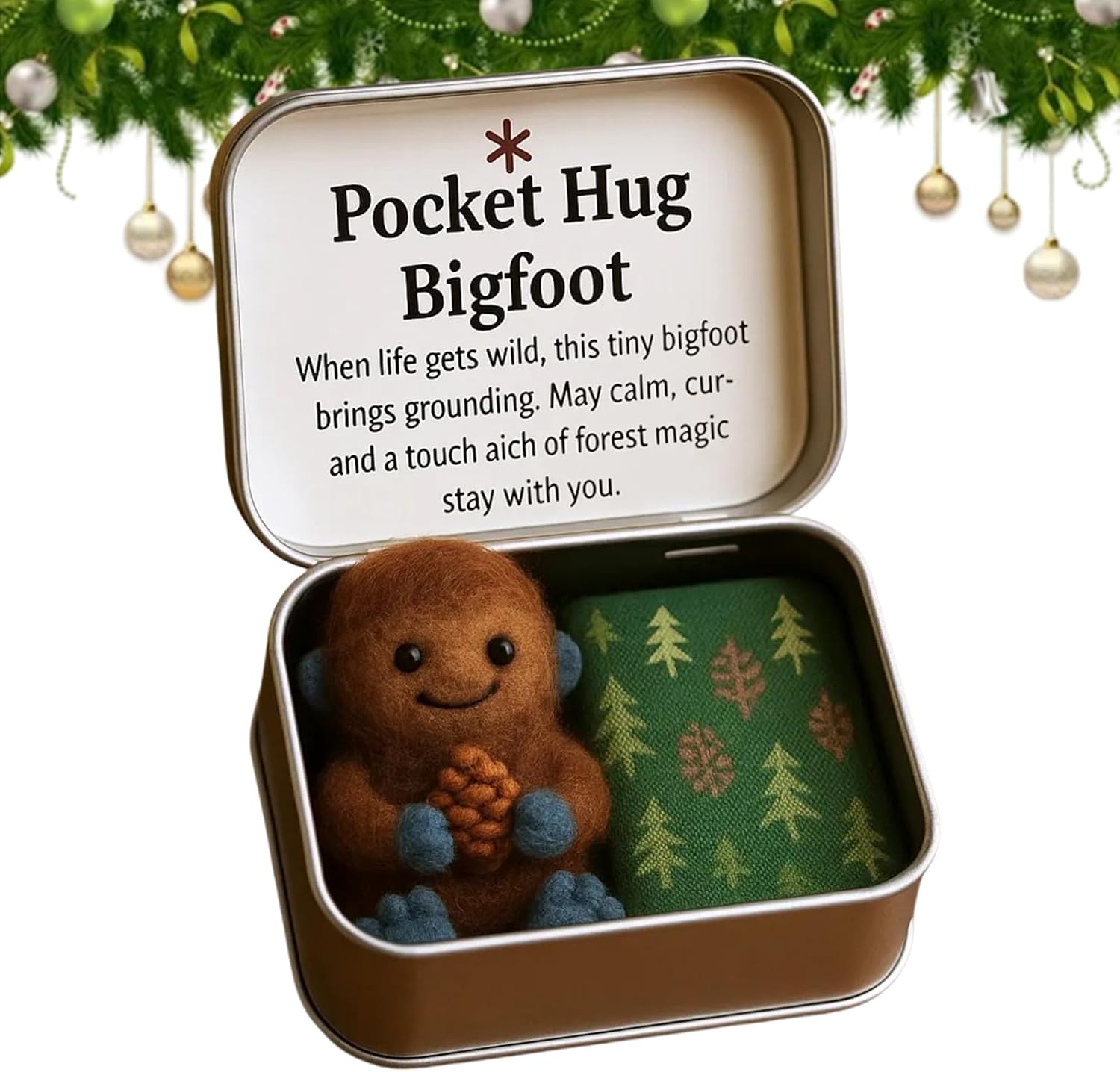 Amazon.com: Stocking Stuffers Pocket Hug Gift, Handmade Christmas Theme ...
