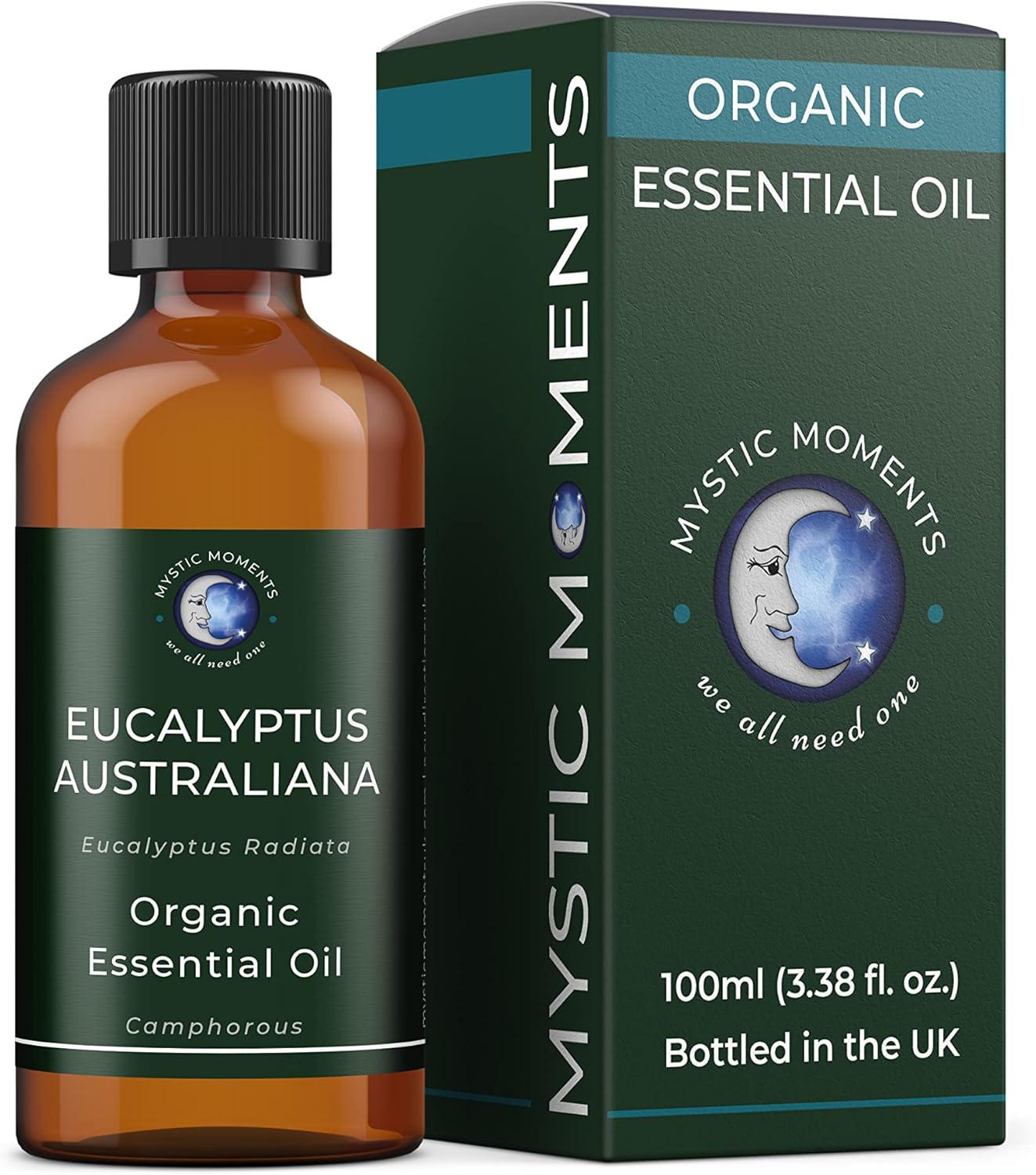 Mystic Moments | Eucalyptus Australiana (Radiata) Organic Essential Oil - 100ml - 100% Pure