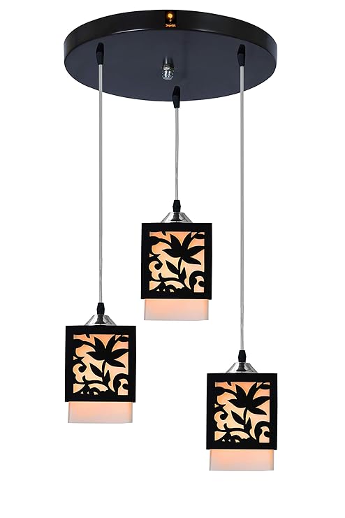 Imper!al 60 Watts Lotus Shaped Chandelier Light(Glass)(Corded Electric)