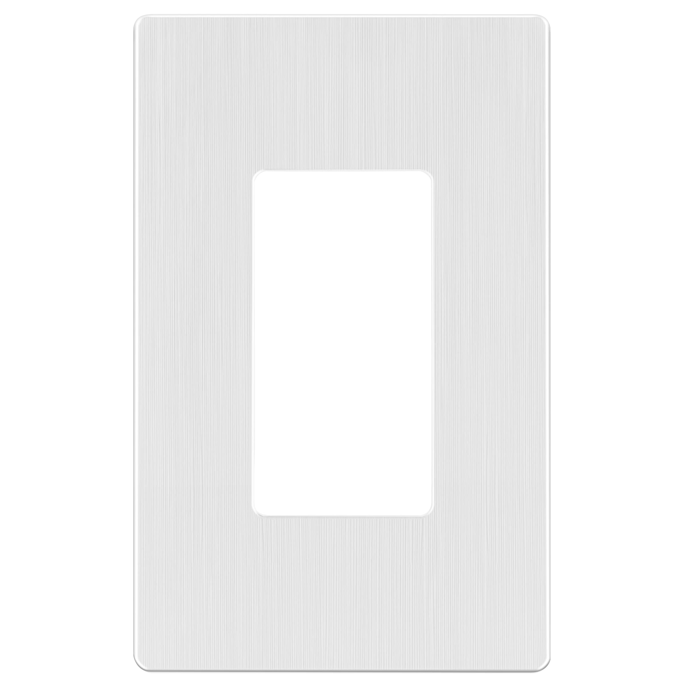 LIDER Brushed Finish Decorator Switch Cover, Screwless Wall Plate, Mid-Size 2-Gang 4.88" x 4.92", Unbreakable Polycarbonate Thermoplastic, UL Listed, LSWP-32M-BGD, Brushed Gold — view 84
