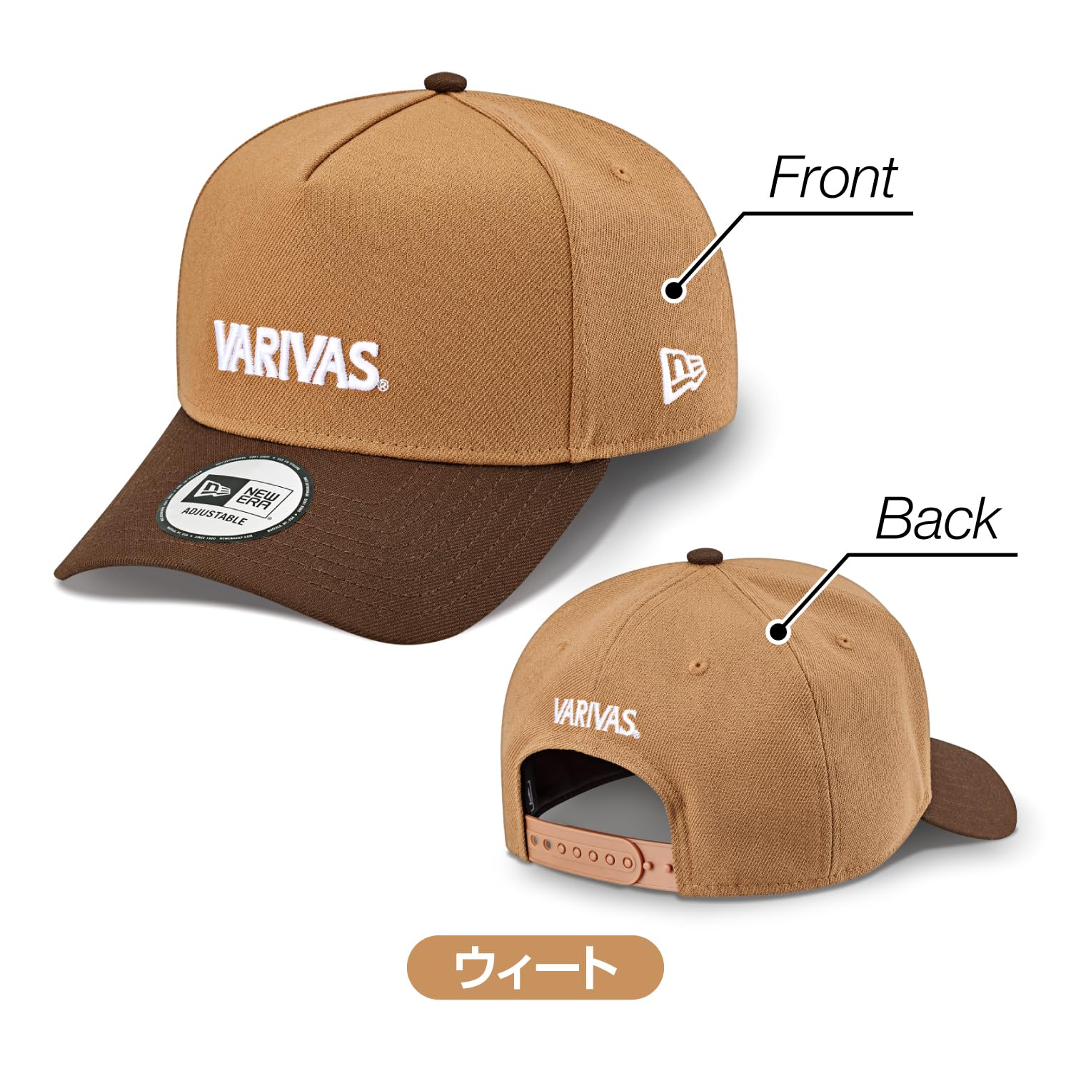 Amazon | バリバス(VARIVAS) VARIVAS×New Era 9FORTY A-Frame ウィート