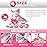 MammyGol Adjustable Inline Skates for Girls Kids Boys Youth with Light up Wheels, Pink Beginner Blades Roller Skates for Boys Size 10 11 12 13 Ages 6-12