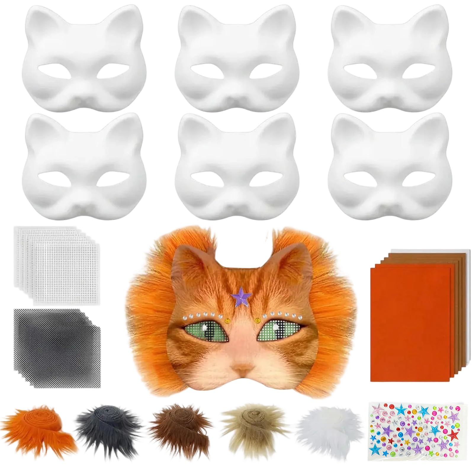 Harsever DIY Cat Mask (Style B)