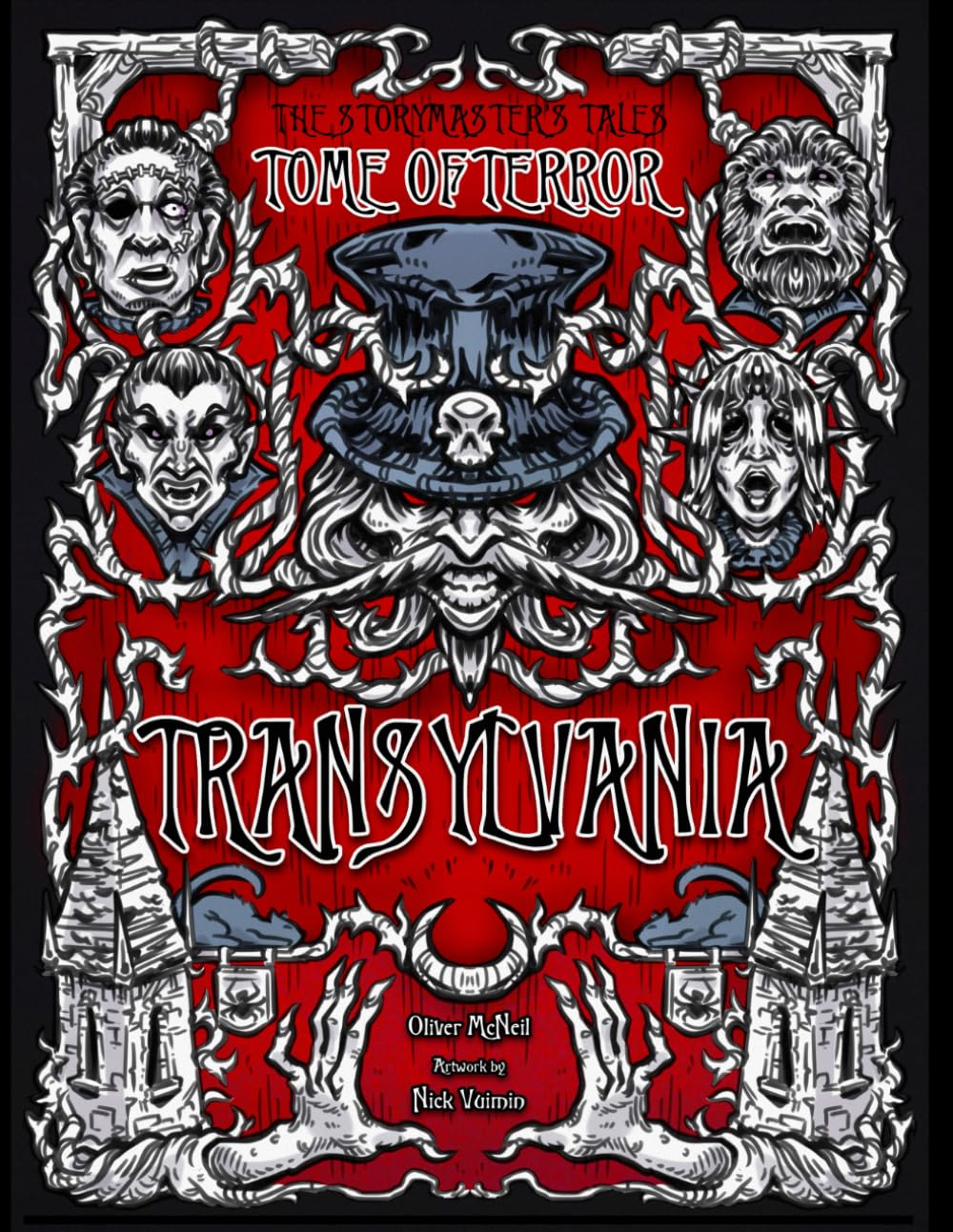 The Storymaster's Tales "Tome of Terror" Transylvania.: Vampire, Werewolf and Frankenstein Horror Family tabletop Role-playing Board game Book. Kids ... (Tome of Terror Role Playing Game Books)