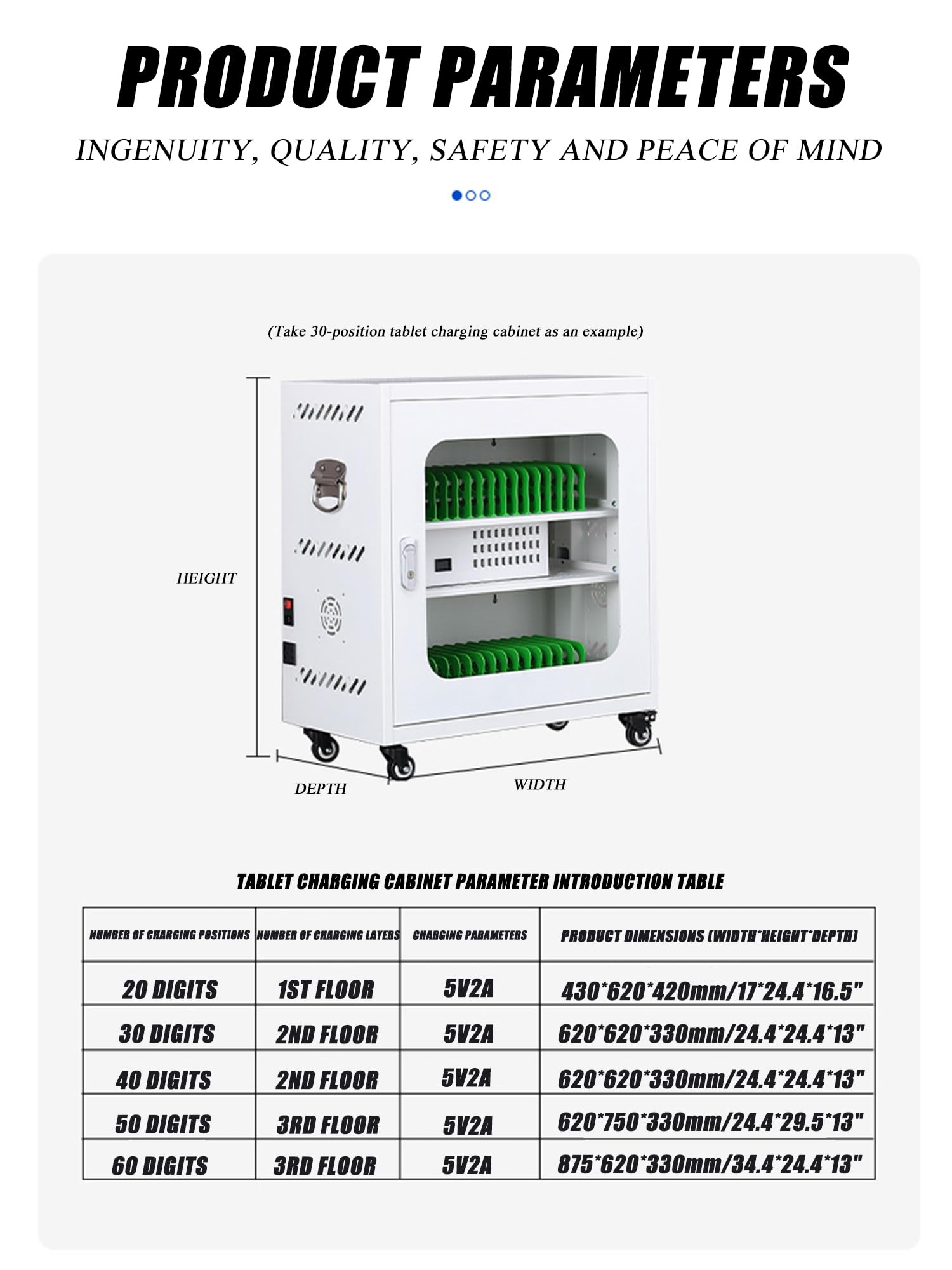 Armadietto Per Stazione Di Ricarica Per Telefoni Cellulari Ricaricabili, 20-60 Celle, Archiviazione Per Dispositivi Mobili Con Ruote, Ricarica Rapida 5V 2A, Multi-Dispositivo Per Uffici E Aziende, 60