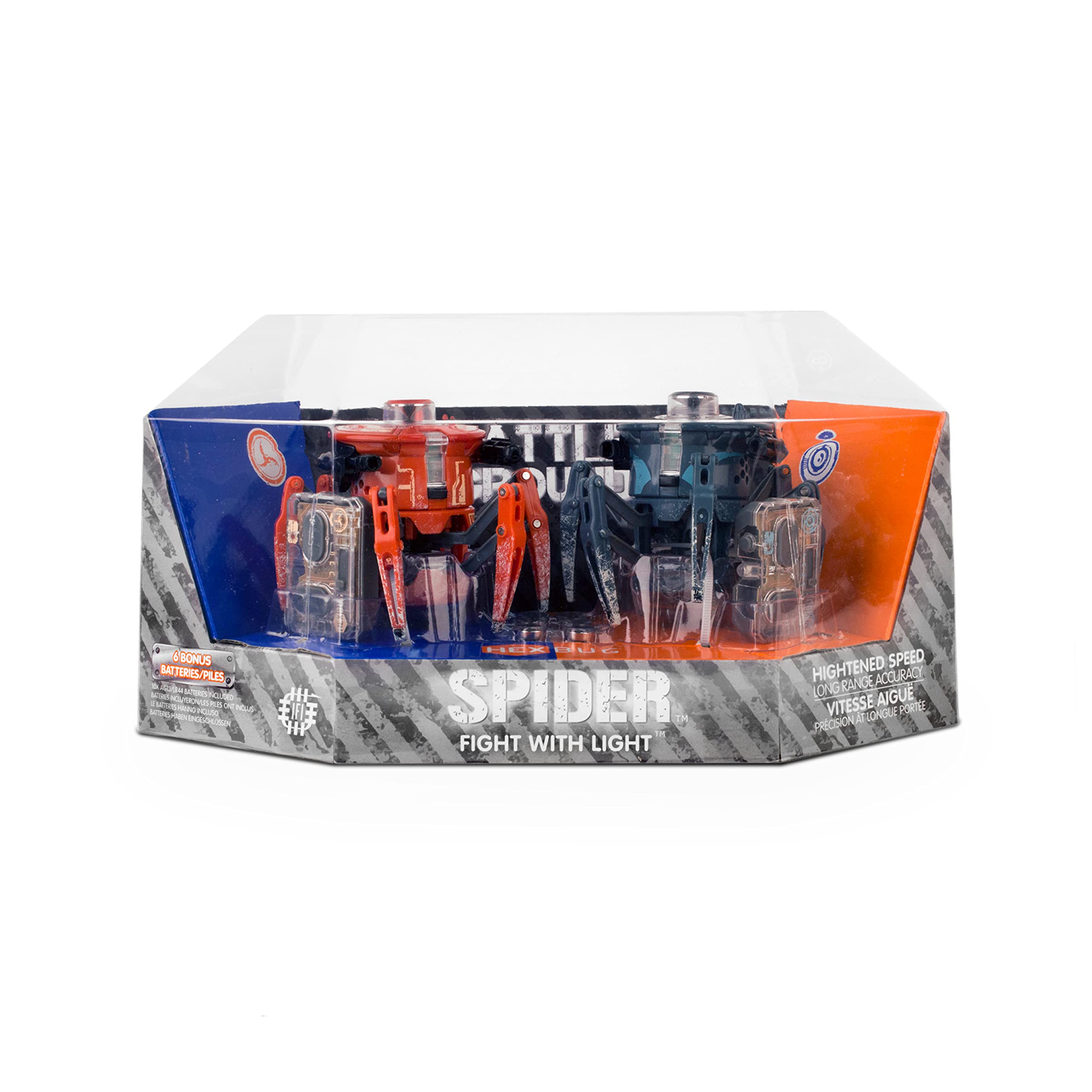 Amazon | HEXBUG バトルスパイダー 2.0 デュアルパック ブルーと