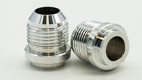 Soldadura de aluminio macho 10AN en adaptador de manguera de montaje Bung 1 PCS