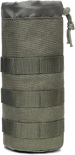 XoeLLe Táctical Soporte Portador de Botella de Agua al Aire Libre Portador para Botella de Agua Estilo Militar 1000D Nylon Molle Sistema para Senderismo Campamento Caza Viaje