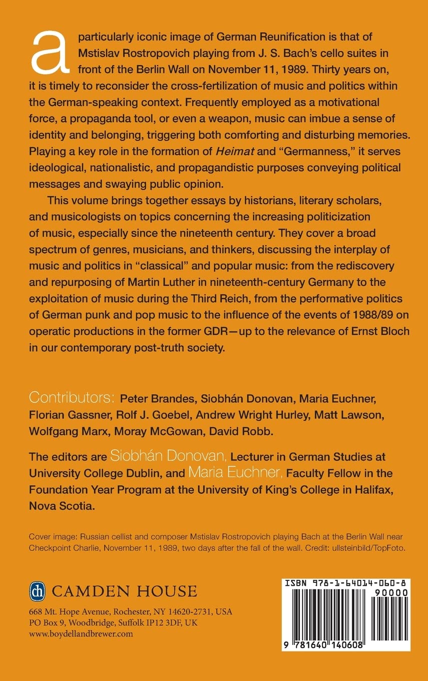 Edinburgh German Yearbook 13: Music in German Politics / Politics in German Music