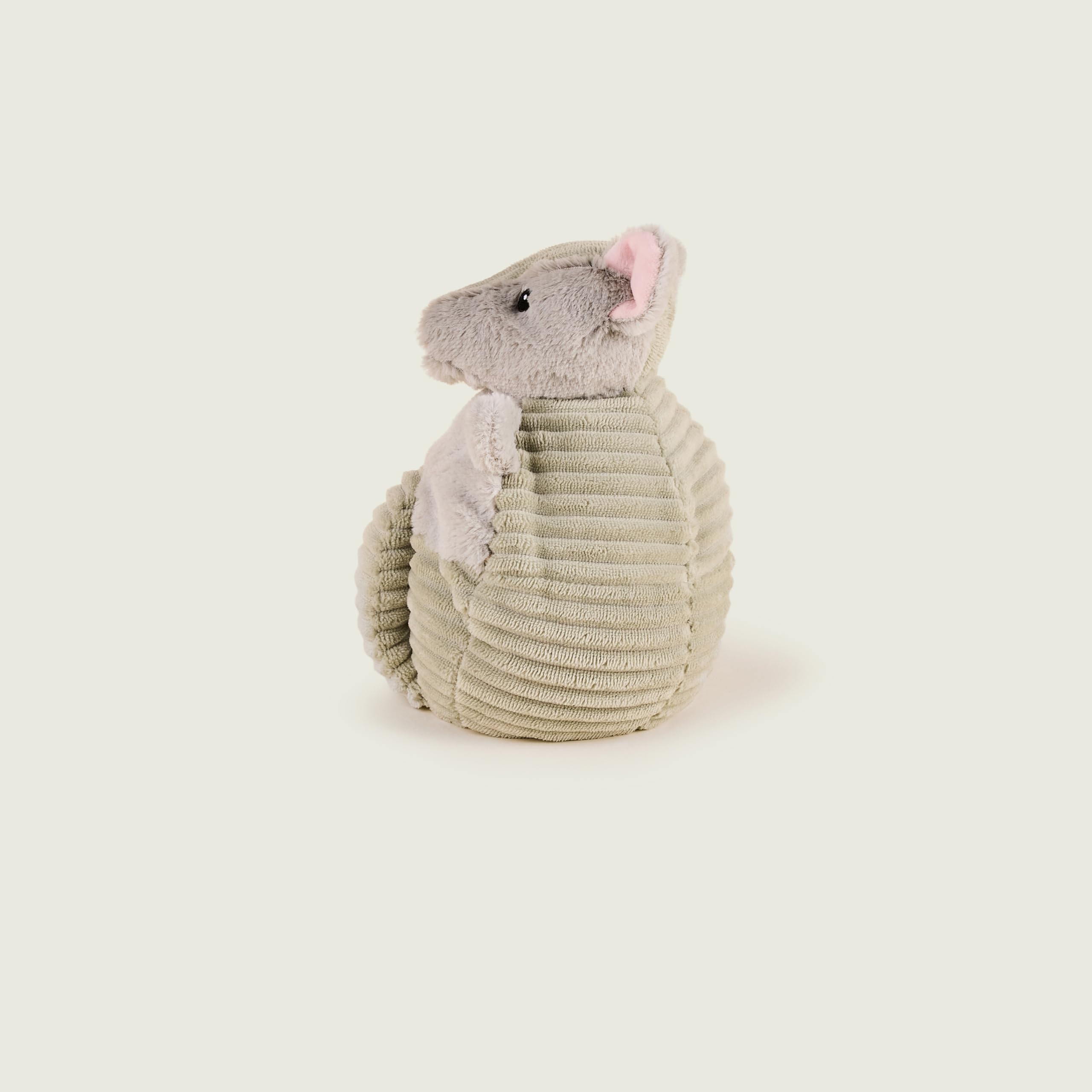 Warmies Armadillo - Peluche de gran tamaño, totalmente apto para microondas y con peso para ansiedad, enfriar en el congelador o calentar en el microondas, cojín de calor suave