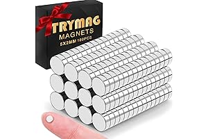 TRYMAG Magnets, Tiny Neodymium Magnets with 180-Piece Capacity