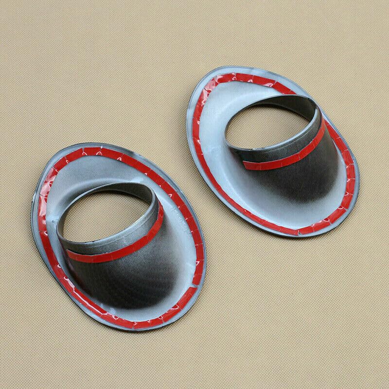 Image of ABS Carbon Fiber Front Fog Lamp Ring, Fits for 2016-2021 10th Honda Civic, 75011-F