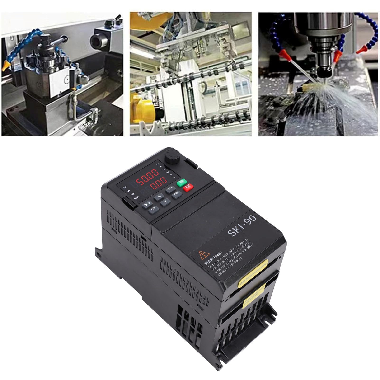 Convertitore di Frequenza Trifase, 0.75KW VFD Vettoriale,