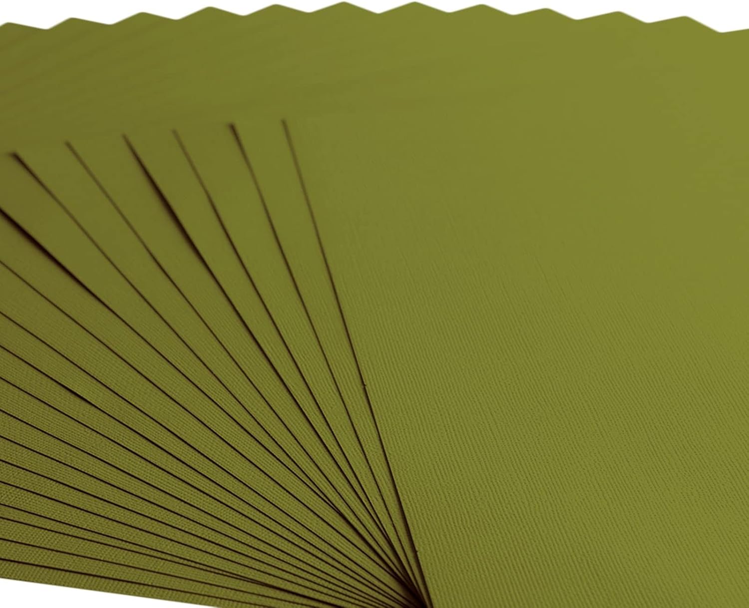 Vaessen-Creative Florence Textured Cardstock, Green Olive, 216 Grams, 12x12 inches, 20 Sheets, for Scrapbooking, Card Making, Die Cutting and Other Paper Crafts, 30.5x30.5cm