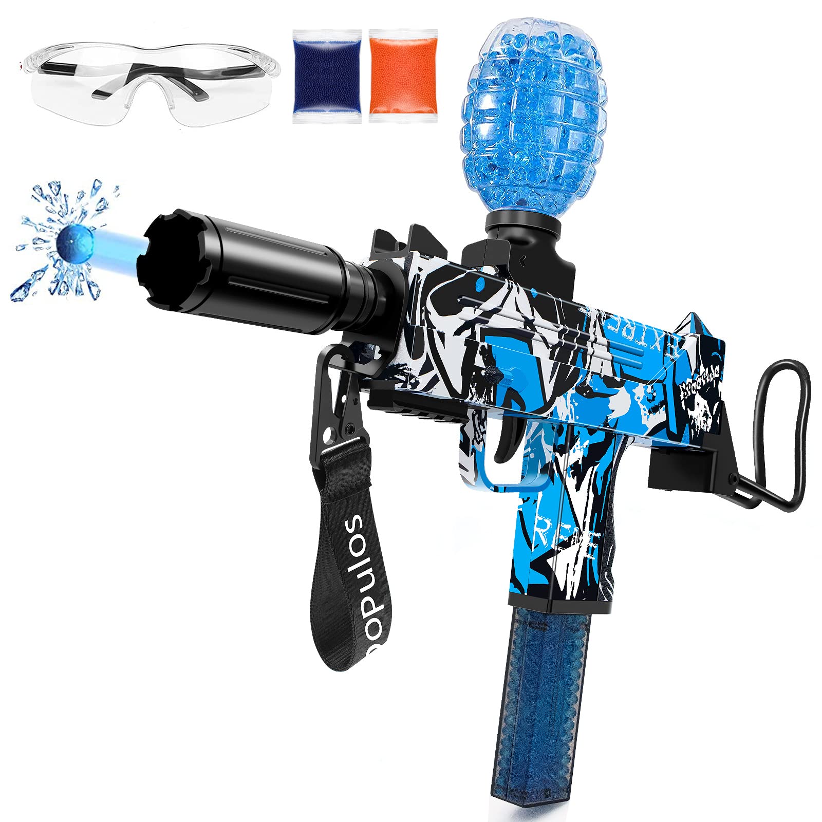 Buy Electric Gel Ball Blaster Rechargeable Battery Powered Splatter