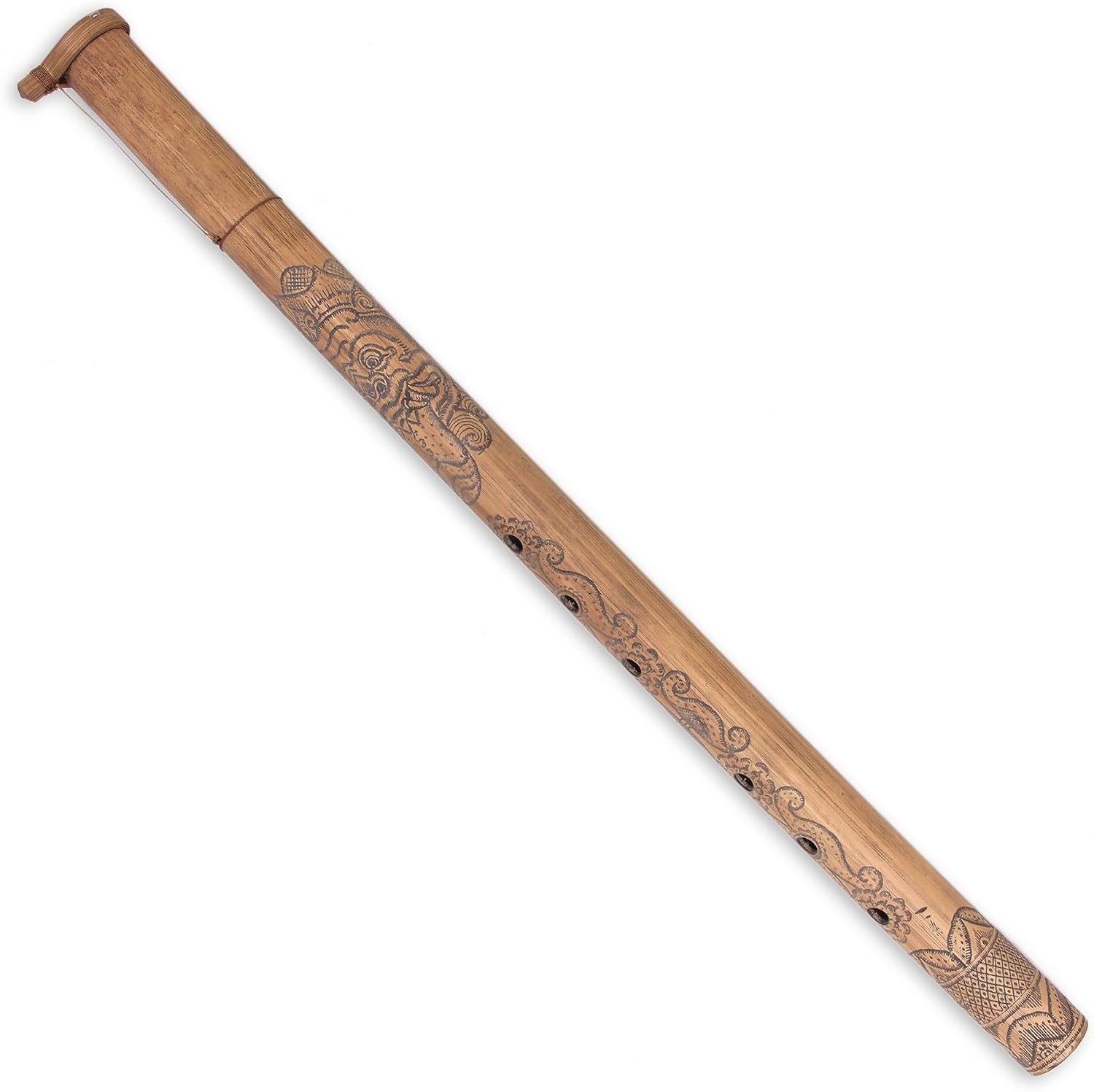 NOVICA Song of The Flowers Bamboo Flute