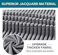 Vista 29 de Turquoize 2 fundas para silla, fundas para silla de sala de estar, sofá, funda de sofá con fundas de cojín individuales, fundas de muebles para Azul