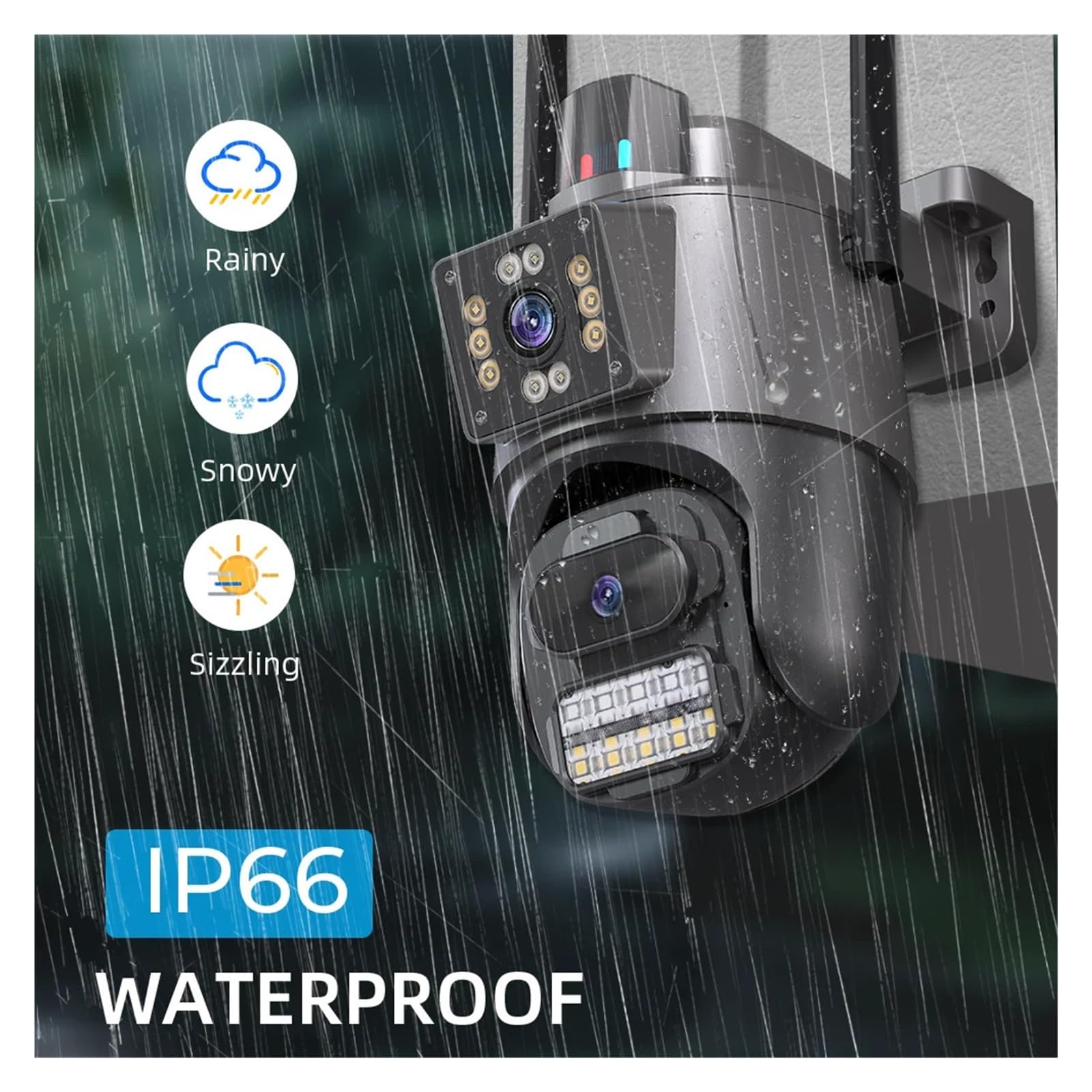 WiFi inalámbrico de Doble Lente 4K