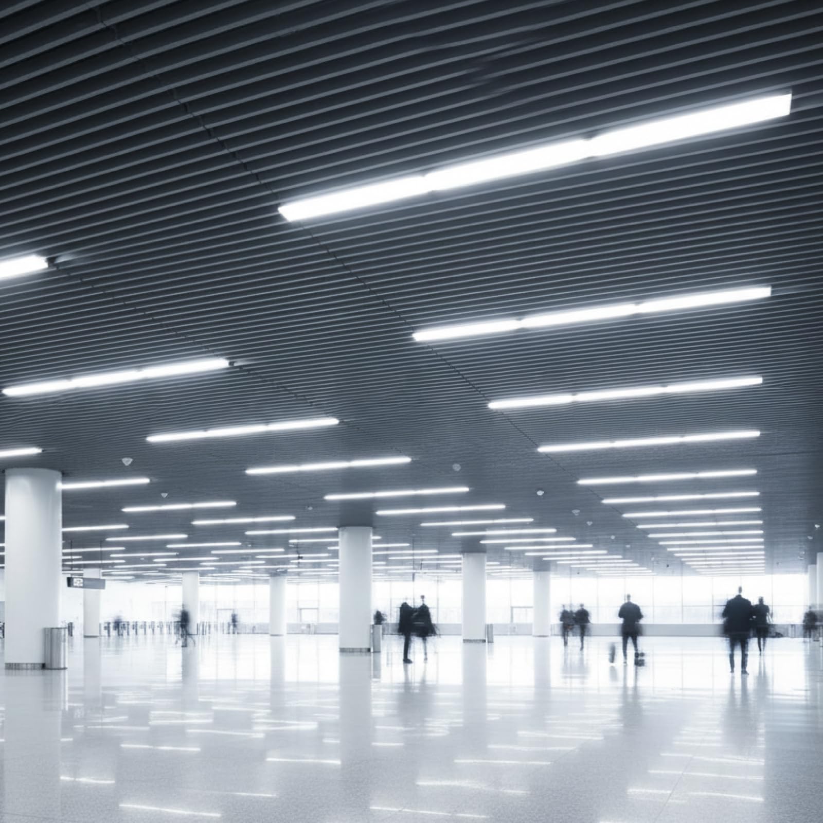 10 Plafoniere Tubo LED Lineari da Soffitto 120cm 40W Chip CREE 4800 lumen Garanzia 6 Anni - Luce Naturale 4000K - Lampada Rettangolare Prismatica da Interno Negozi Uffici Alta Luminosità 120 lm/W