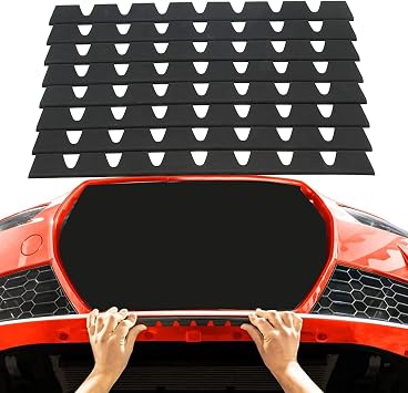 Car Spoiler Bumper Guard Protector Front Pack of 8 Car Underguard Protect Against Scratches Prevent Bottom Bumper Scratches Universal