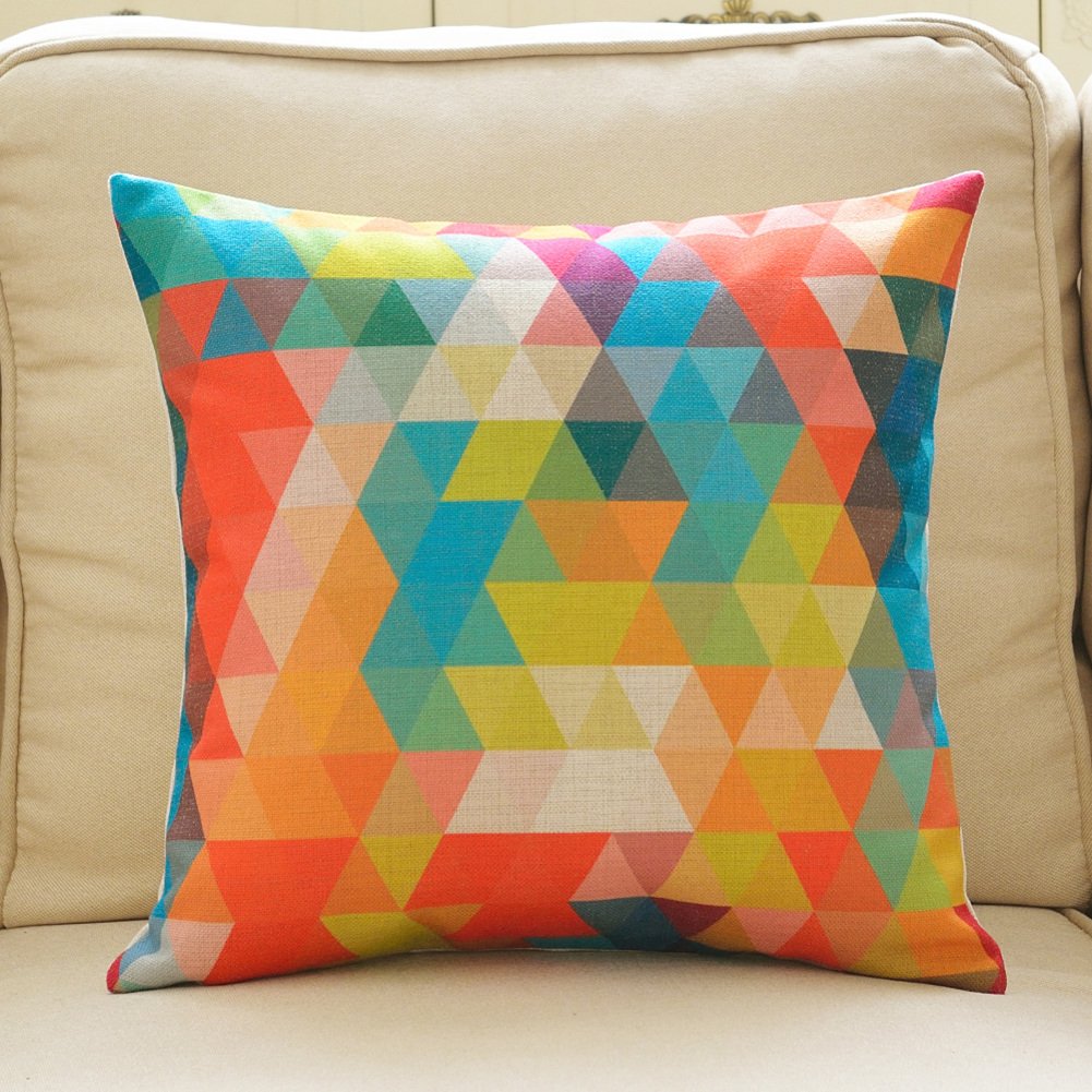 Coussin de canapé simple style oreiller lombaire bureau 45x45