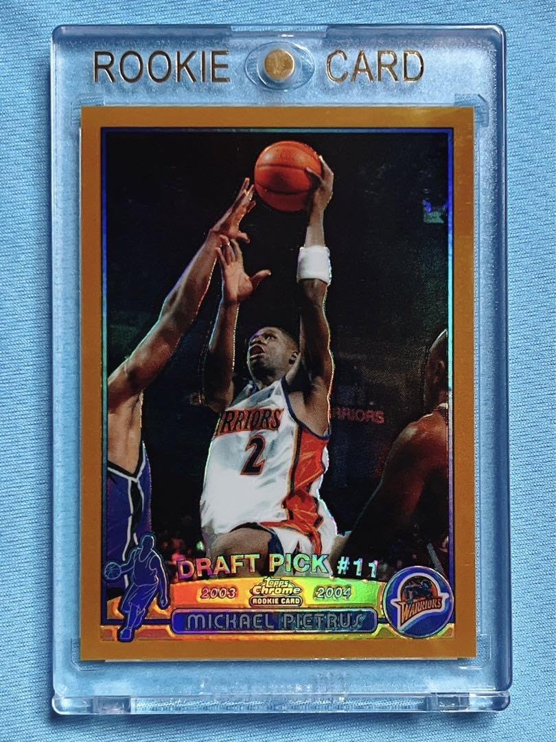Amazon.co.jp: 2003-04 Topps クローム ミカエルピートラス ゴールド 
