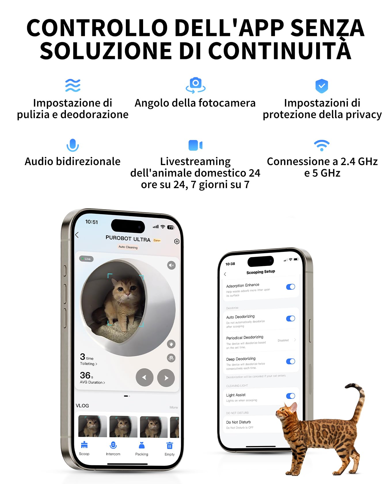 PETKIT Purobot Ultra Lettiera Gatto Autopulente — immagine 7 di 12