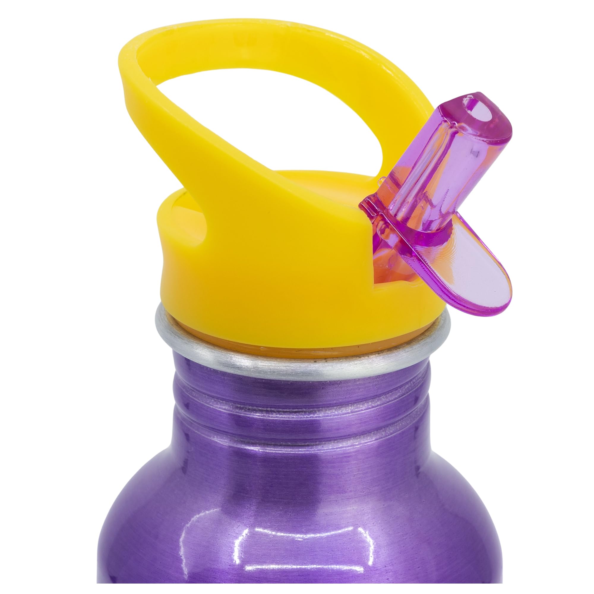 ALUMINUM NEVADA SIPPER BOTTLE 545 ML MINNIE SUNSHINE, Red and White - Image 4
