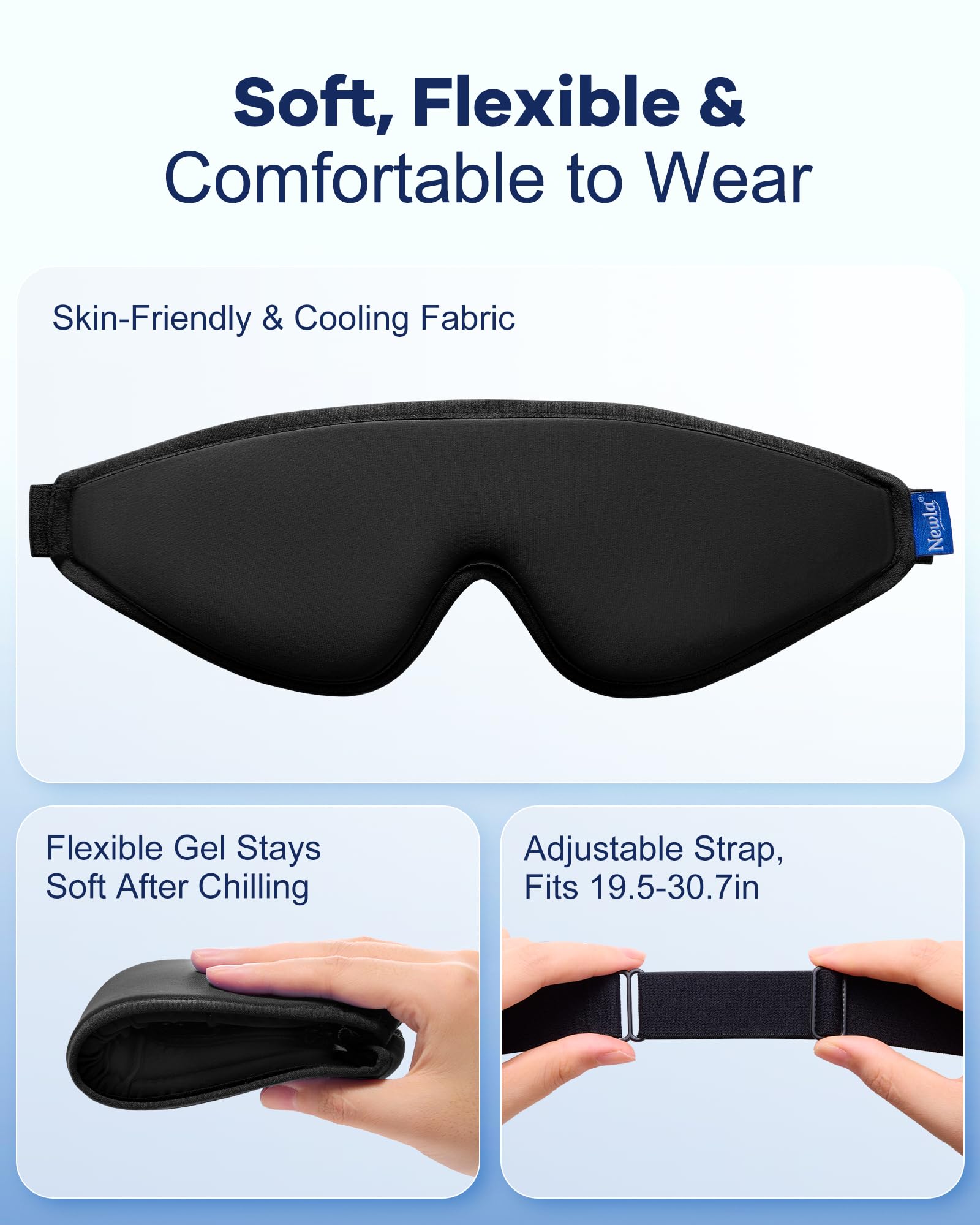 Cooling Gel Eye Mask for Puffy Eyes, Larger Full-Eye Contour Cold Compress — Amazon image 6