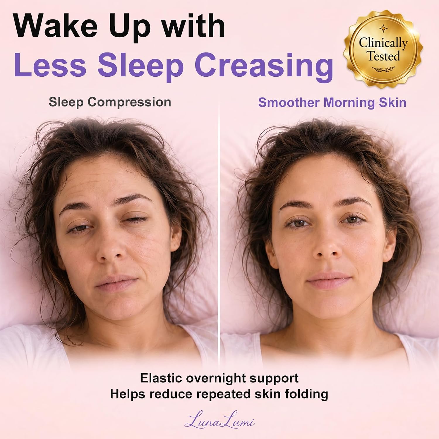 Smile Line & Anti Wrinkle Patches Japanese Face Tape Lifting & Anti Wrinkle Tape for Face, Pre-Cut for Forehead, Lip Lines & Nasolabial Folds, Crow's Feet, Marionette Lines, 150 PCS, 2 Sizes