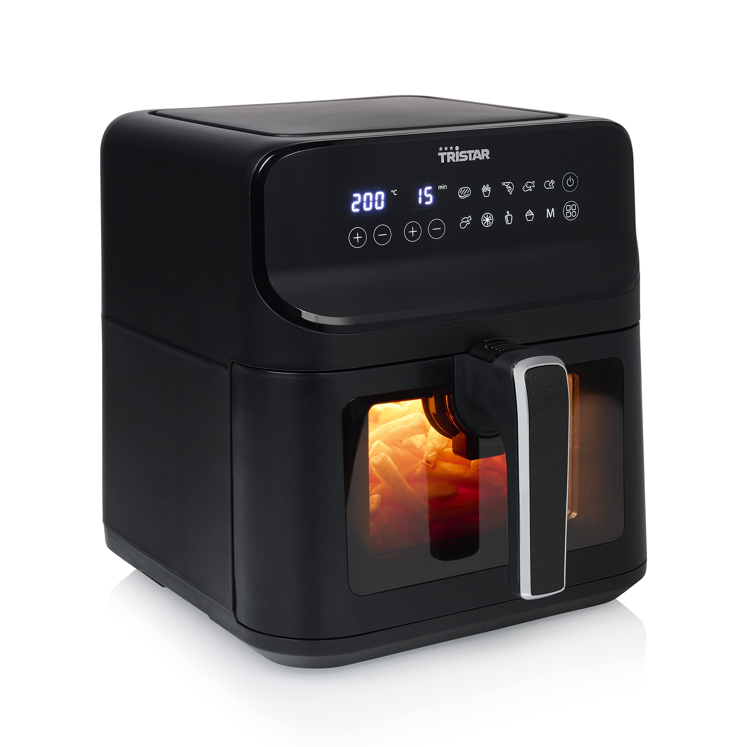 Freidora digital Tristar FR-9037-6,2 L - 1,5 kg de patatas fritas - Con ventanilla