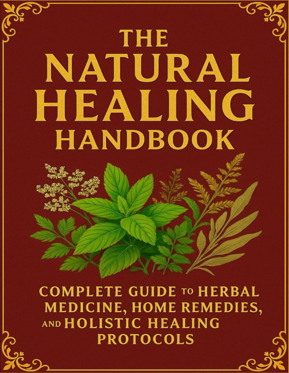 The Natural Healing Handbook ; Complete Guide to Herbal Medicine, Home Remedies, and Holistic Healing Protocols