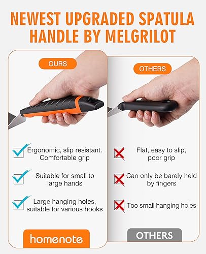 Miniatura 3 de HOMENOTE Accesorios de plancha para Blackstone, cúpula de fusión resistente de grado comercial de 12 pulgadas con espátulas de gran tamaño, prensa