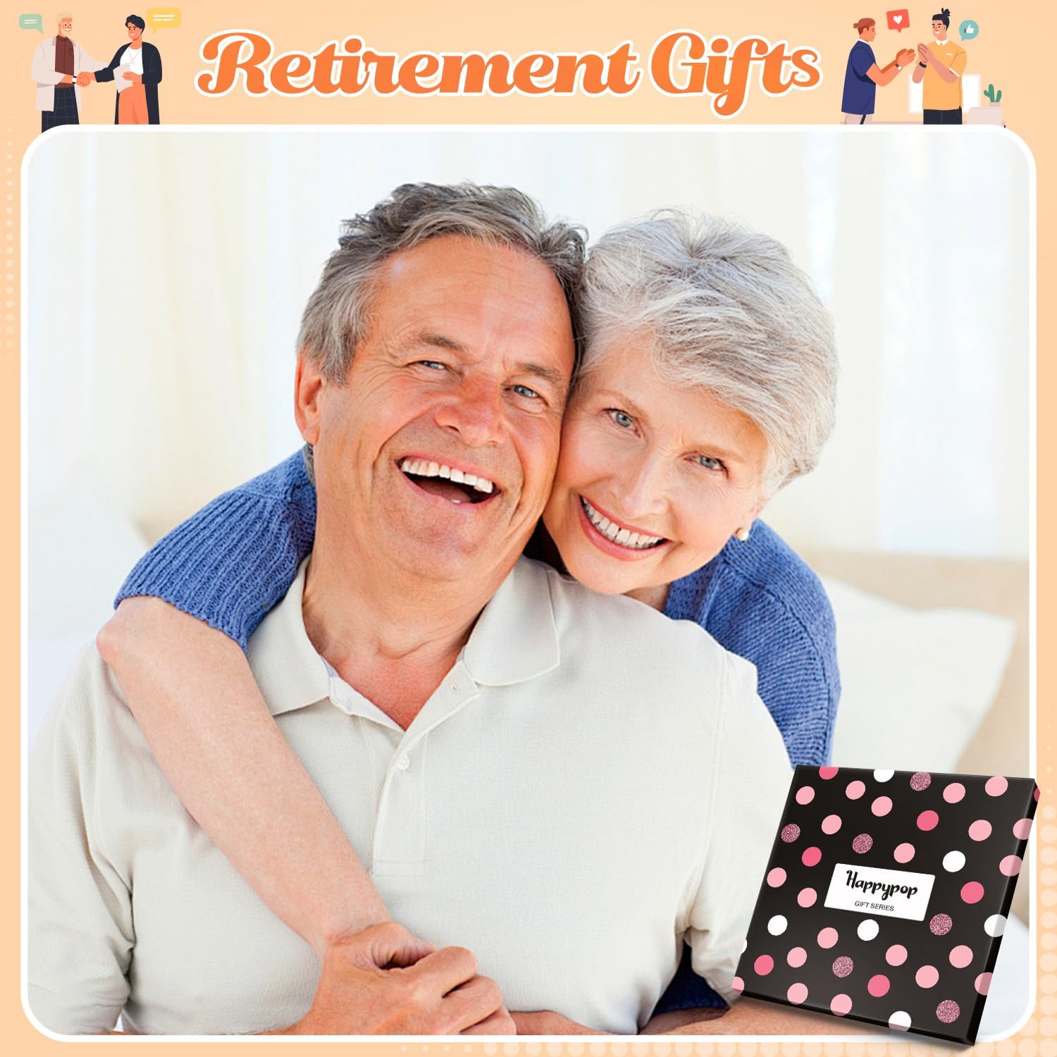 HAPPYPOP Boss Gifts Ideas - Cool Boss Day Gifts Coworker Retirement Retired Socks - Image 7