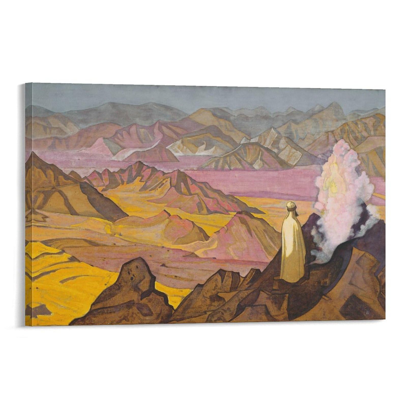 Amazon.co.jp: Nicholas Roerichニコライ・リョーリフ絵画《ヒラ山の